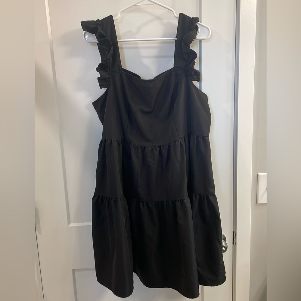 Black summer dress